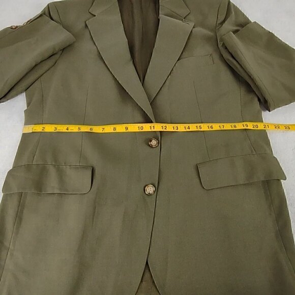 Walters and Hilman Southampton Olive Green Suit Jacket Size 43R - Picture 5 of 11